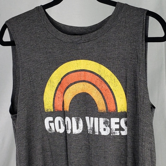 🌟HP🌟VSCO Girl "Good Vibes" Tank - Picture 6 of 6